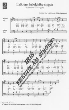 Lasst uns Jubelchöre singen (Dieter Frommlet) 