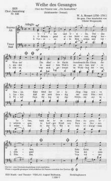 Weihe des Gesangs (W.A. Mozart) 