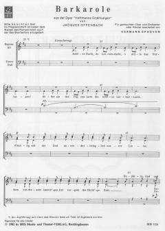 Barkarole von Jacques Offenbach 