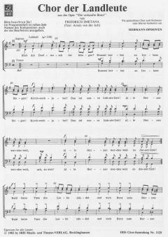 Chor der Landleute von Bedrich Smetana 
