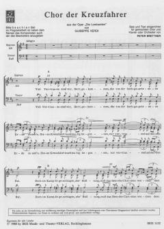 Chor der Kreuzfahrer von Giuseppe Verdi 