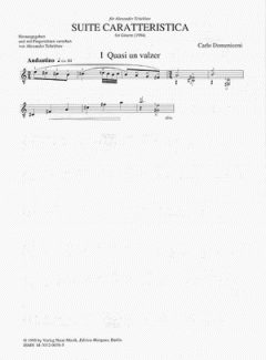 Suite caratteristica von Carlo Domeniconi 