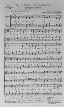 Wo es Mädels gibt, Kameraden (Paul Abraham) 