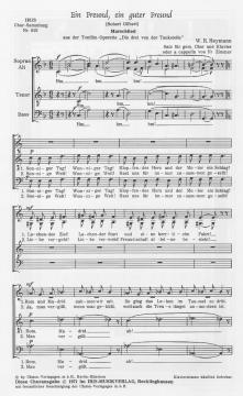 Ein Freund, ein guter Freund (Werner Richard Heymann) 