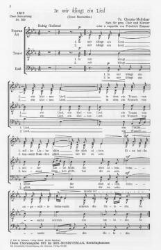 In mir klingt ein Lied (Frédéric Chopin) 