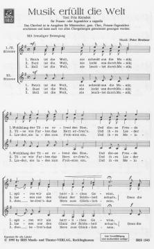 Musik erfüllt die Welt (Peter Brettner) 