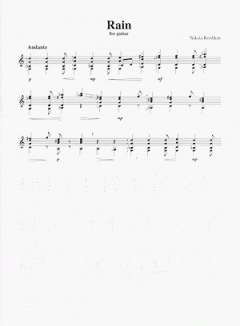 Rain von Nikita Koshkin 