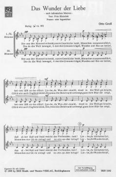 Das Wunder der Liebe von Otto Groll 