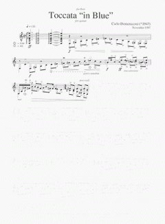 Toccata 'in blue' von Carlo Domeniconi 