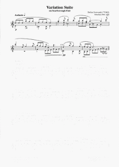 Variation Suite On 'Scarborough Fair' von Stefan Soewandi 