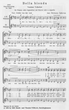 Bella bionda von Hermann Ophoven 