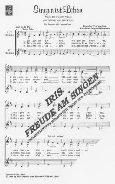 Singen ist Leben (Morning Has Broken) (Karl-Heinz Weber-Müllenbach) 