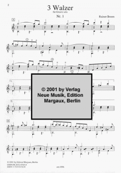 3 Walzer von Rainer Brunn 