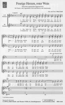 Feurige Herzen roter Wein von Otto Groll 
