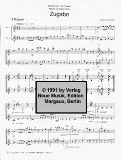 Zugabe von Lorenz Schmidt 