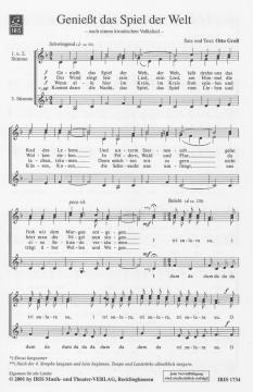 Geniesst das Spiel der Welt (Otto Groll) 