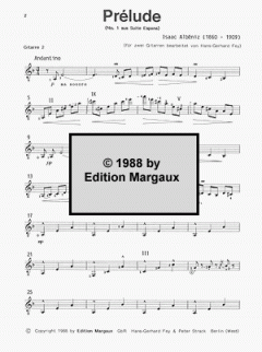 Prélude von Isaac Albéniz 