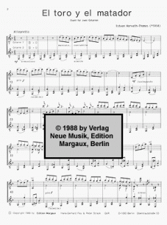 El toro y el matador von Istvan Horvath-Thomas 