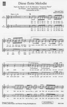 Diese flotte Melodie von Dieter Frommlet 