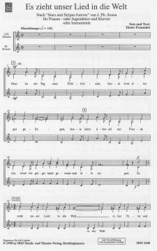 Es zieht unser Lied in die Welt von Dieter Frommlet 