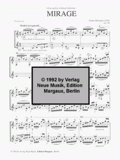 Mirage op. 110 von Francis Kleynjans 