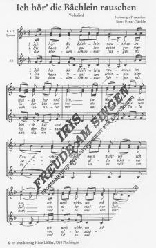 Ich hör' die Bächlein rauschen 