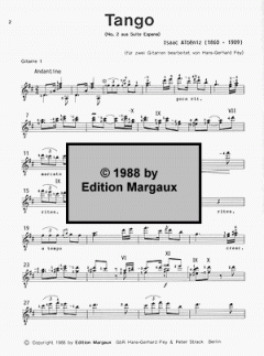 Tango von Isaac Albeniz 