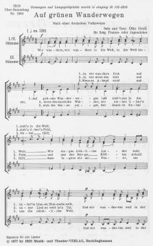 Auf grünen Wanderwegen von Otto Groll 