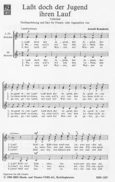 Lasst doch der Jugend ihren Lauf (Arnold Kempkens) 