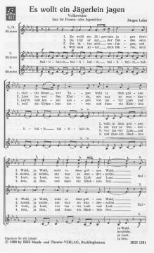 Es wollt ein Jägerlein jagen (Jürgen Luhn) 