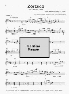 Zortzico von Isaac Albéniz 