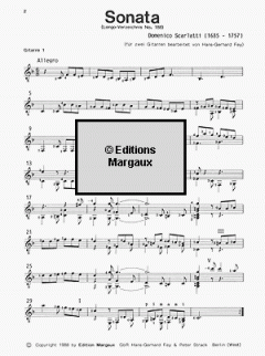 Sonata F-Dur (L. 188) von Domenico Scarlatti 