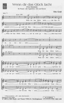 Wenn dir das Glück lacht (Otto Groll) 