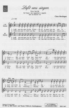Lasst uns singen (Claus Merdingen) 