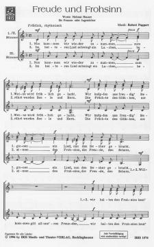 Freude und Frohsinn (Robert Pappert) 
