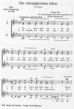 Die Abendglocken rufen von Franz Abt 