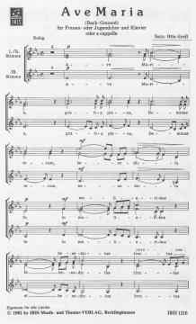 Ave Maria von Johann Sebastian Bach 