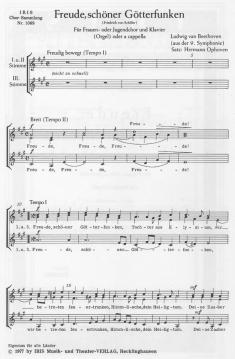 Freude, schöner Götterfunken (Ludwig van Beethoven) 