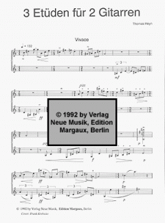 3 Etüden für 2 Gitarren von Thomas Heyn 