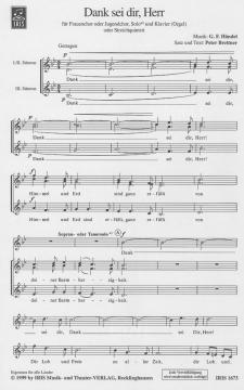 Dank sei dir Herr von Georg Friedrich Händel 