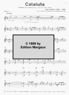 Cataluña von Isaac Albéniz 