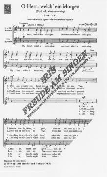 O Herr, welch' ein Morgen (Otto Groll) 