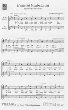Heidschi bumbeidschi (Hermann Ophoven) 