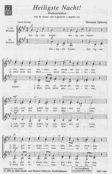 Heiligste Nacht! (Hermann Ophoven) 