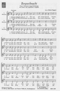 Bergweihnacht von Robert Pappert 