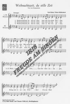 Weihnachtszeit, du stille Zeit 