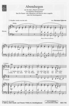 Abendsegen von Engelbert Humperdinck 