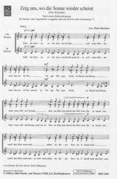 Zeig uns, wo die Sonne wieder scheint (Peter Brettner) 