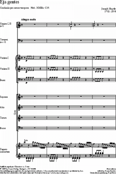 Eja gentes Hob. XXIIIa C15 (Joseph Haydn) 