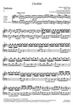 Cleofide von Johann Adolf Hasse (Download) 